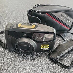 Pentax Zoom 280-p 28-80mm Panorama Zoom AF Point & Shoot 35MM Film Camera